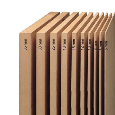 Fourniture directe de panneaux MDF 4*8ft 6mm 9mm 12mm 15mm 18mm avec une épaisseur de 1,5-25mm