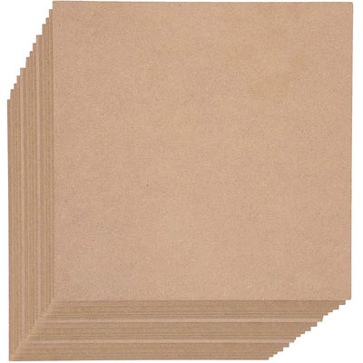 Densité 680-830 kg/m3 Plaques dures de 18 mm Plain Mdf Plaques en fibre de bois brut 1220*2440 mm