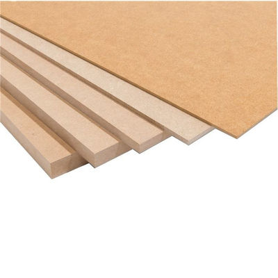 Densité 680-830 kg/m3 Plaques dures de 18 mm Plain Mdf Plaques en fibre de bois brut 1220*2440 mm