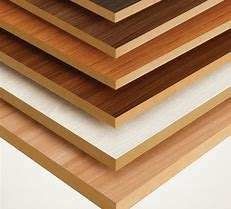 Melamine papier laminé Mdf Board Core Poplar Combi en bois dur pour les meubles de chambre d'hôtel